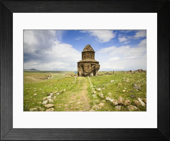 Framed Print : Turkey, Eastern Turkey, Kars, Ani Ruins, Church Framed Print : Turkey, Eastern Turkey, Kars, Ani Ruins, Church