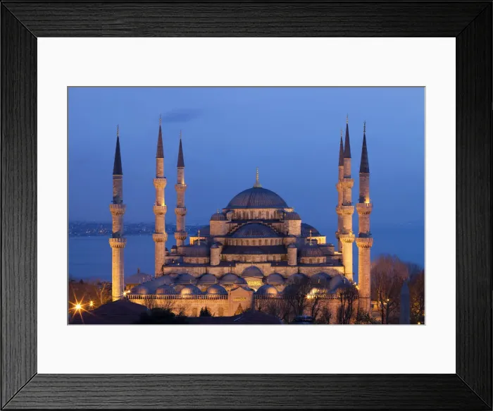 Framed Print : Turkey, Istanbul, Blue Mosque Framed Print : Turkey, Istanbul, Blue Mosque