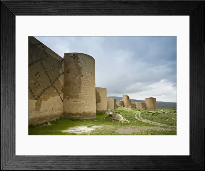 Framed Print : Turkey, Eastern Turkey, Kars, Walls of Ani Ruins Framed Print : Turkey, Eastern Turkey, Kars, Walls of Ani Ruins