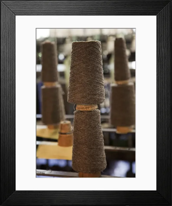 Framed Print : Scotland, New Lanark, Spinning Needles on Spinning Mule Machine Framed Print : Scotland, New Lanark, Spinning Needles on Spinning Mule Machine