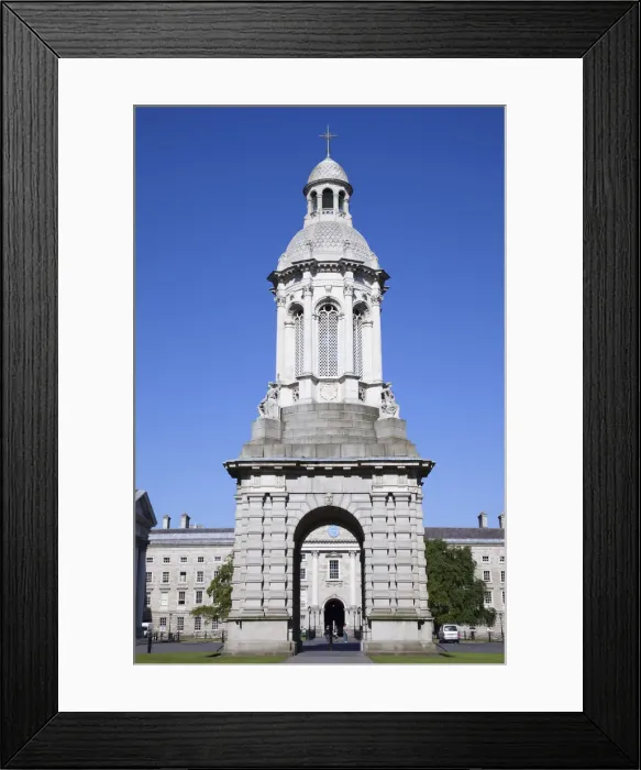 Framed Print : Republic of Ireland, Dublin, Trinity College, The Campanile Framed Print : Republic of Ireland, Dublin, Trinity College, The Campanile