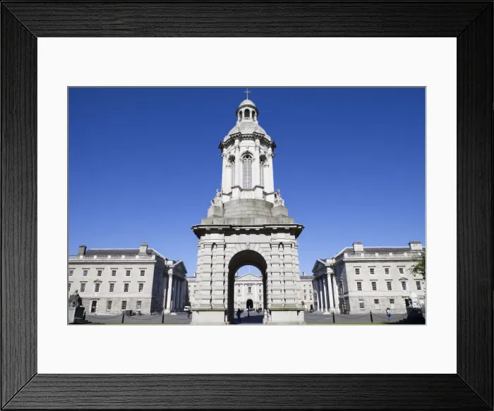 Framed Print : Republic of Ireland, Dublin, Trinity College, The Campanile Framed Print : Republic of Ireland, Dublin, Trinity College, The Campanile