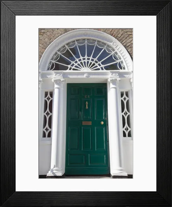 Framed Print : Republic of Ireland, Dublin, Merrion Square, Georgian Doors Framed Print : Republic of Ireland, Dublin, Merrion Square, Georgian Doors
