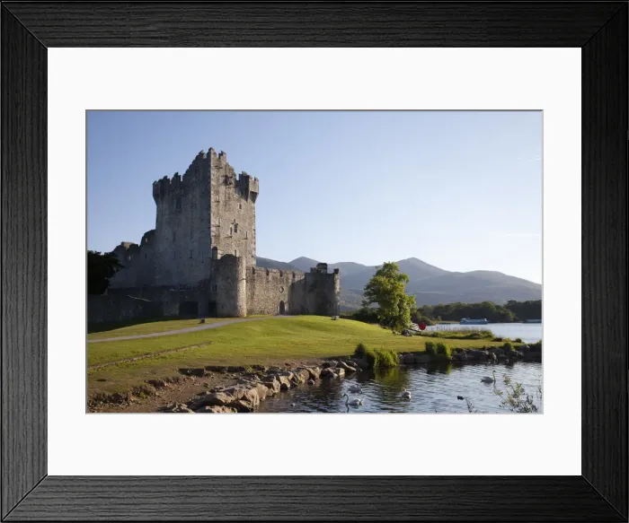 Framed Print : Republic of Ireland, County Kerry, Killarney, Ross Castle Framed Print : Republic of Ireland, County Kerry, Killarney, Ross Castle