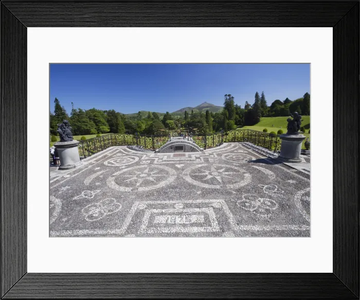 Framed Print : Republic of Ireland, County Wicklow, Powerscourt Gardens Framed Print : Republic of Ireland, County Wicklow, Powerscourt Gardens