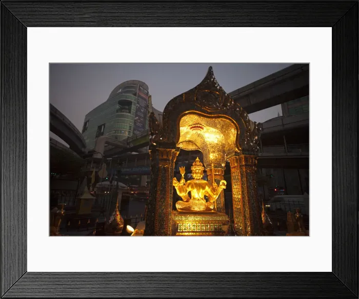 Framed Print : Thailand, Bangkok, Erawan Shrine Framed Print : Thailand, Bangkok, Erawan Shrine