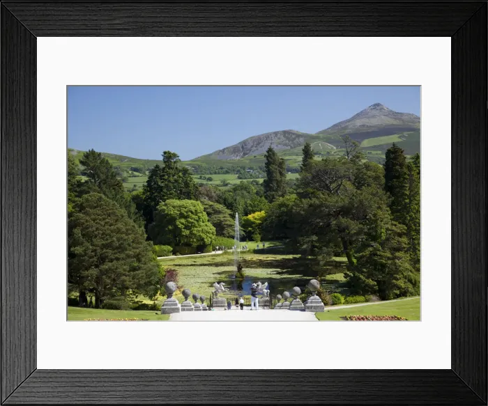 Framed Print : Republic of Ireland, County Wicklow, Powerscourt Gardens Framed Print : Republic of Ireland, County Wicklow, Powerscourt Gardens