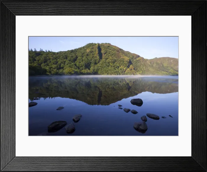 Framed Print : Republic of Ireland, County Wicklow, Wicklow Mountains National Park, Lake Glendalough Framed Print : Republic of Ireland, County Wicklow, Wicklow Mountains National Park, Lake Glendalough