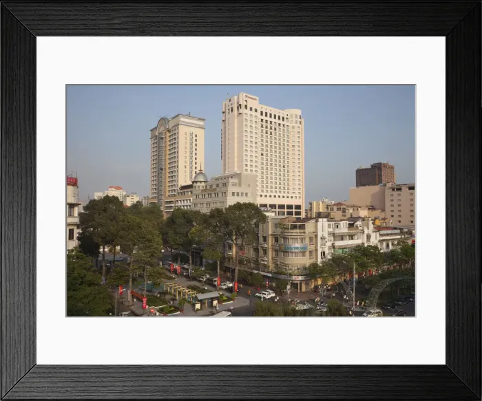 Framed Print : Vietnam, Ho Chi Minh City, City Skyline Framed Print : Vietnam, Ho Chi Minh City, City Skyline