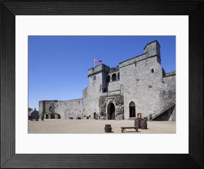 Framed Print : Republic of Ireland, County Limerick, Limerick, King Johns Castle Framed Print : Republic of Ireland, County Limerick, Limerick, King Johns Castle