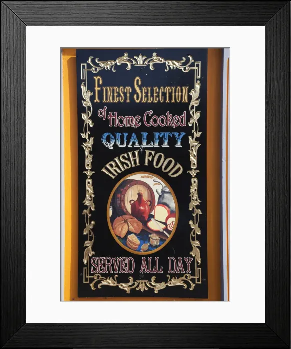 Framed Print : Republic of Ireland, Pub Sign Framed Print : Republic of Ireland, Pub Sign