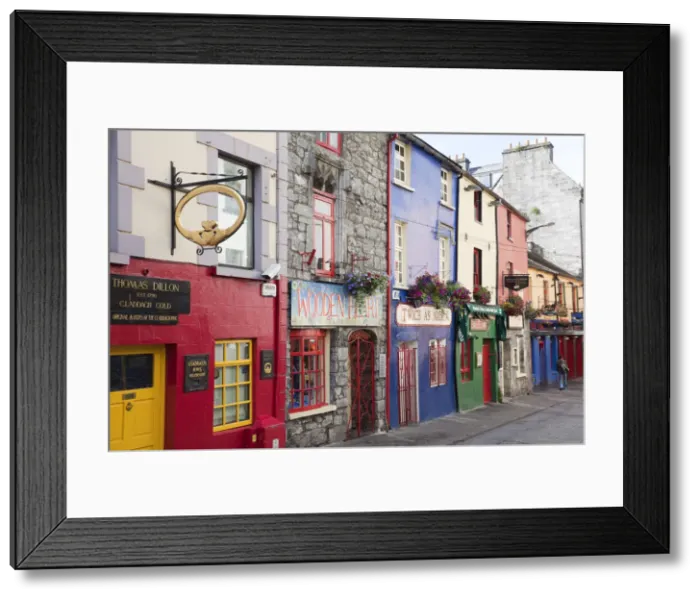 Framed Print : Republic of Ireland, County Galway, Galway, Colourful Shops Framed Print : Republic of Ireland, County Galway, Galway, Colourful Shops