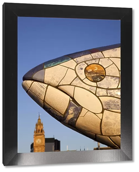 Northern Ireland, Belfast, The Big Fish by John Kindness on Donegall Quay