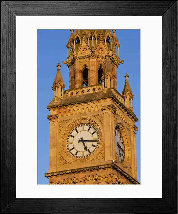 Framed Print : Northern Ireland, Belfast, Albert Memorial Clock Tower Framed Print : Northern Ireland, Belfast, Albert Memorial Clock Tower