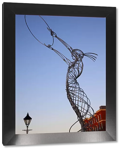 Northern Ireland, Belfast, Statue of Harmony Sculpture by Andy Scott