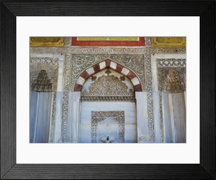 Framed Print : Sultan Ahmet 111 fountain, Sultanahmet district, Istanbul, Turkey