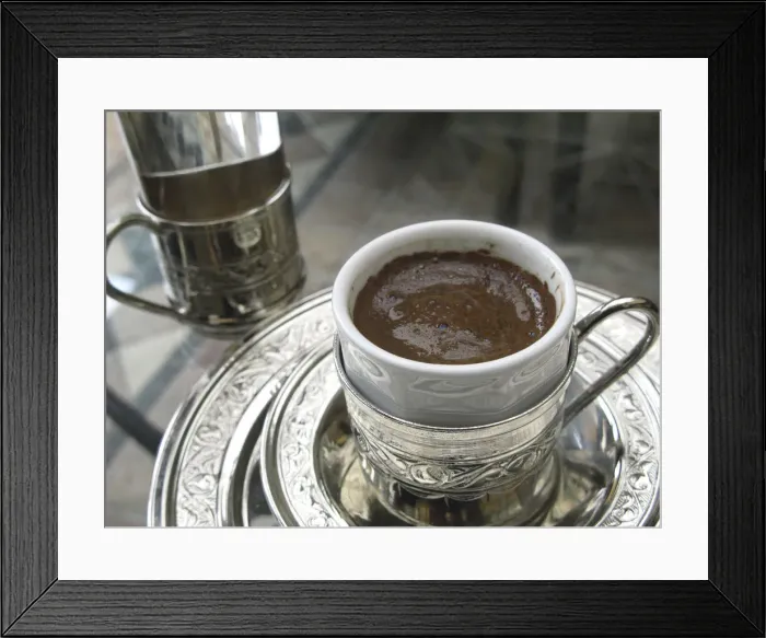 Framed Print : A Turkish Coffee at The Four Seasons Hotel, Istanbul, Turkey Framed Print : A Turkish Coffee at The Four Seasons Hotel, Istanbul, Turkey