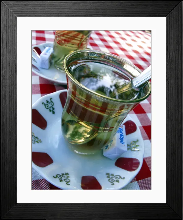 Framed Print : Glasses of Turkish Apple Tea. Pierre Loti Cafe, Eyup, Istanbul, Turkey Framed Print : Glasses of Turkish Apple Tea. Pierre Loti Cafe, Eyup, Istanbul, Turkey