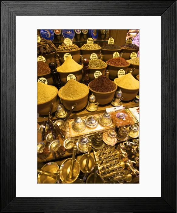 Framed Print : Spice Bazaar, Istanbul, Turkey