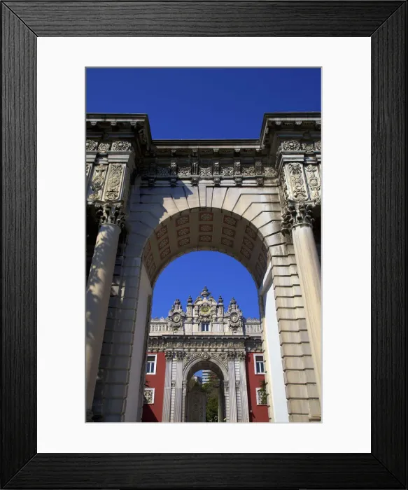 Framed Print : The Main Gate, Dolmabahce Palace, Istanbul, Turkey Framed Print : The Main Gate, Dolmabahce Palace, Istanbul, Turkey