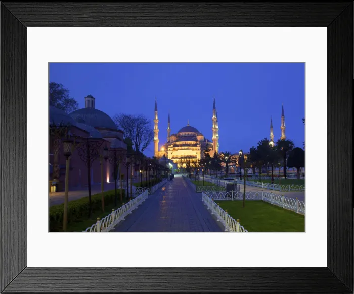 Framed Print : Blue Mosque at Sunrise, Istanbul, Turkey Framed Print : Blue Mosque at Sunrise, Istanbul, Turkey
