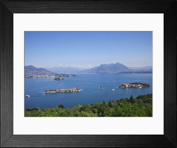 Framed Print : Italy, Piedmont, Lake Maggiore, Stresa, Lake Maggiore and the Borromean Islands Framed Print : Italy, Piedmont, Lake Maggiore, Stresa, Lake Maggiore and the Borromean Islands