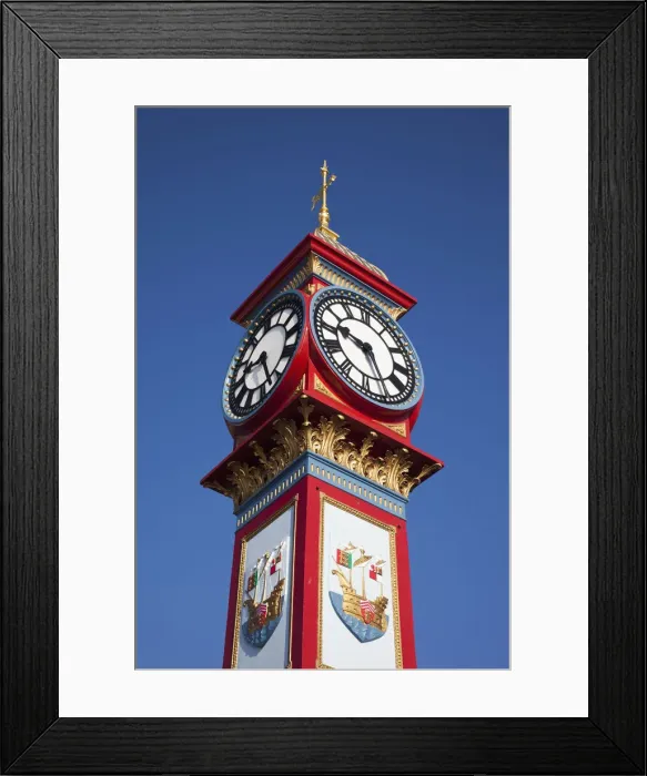 Framed Print : England, Dorset, Weymouth, Victorian Clock Tower