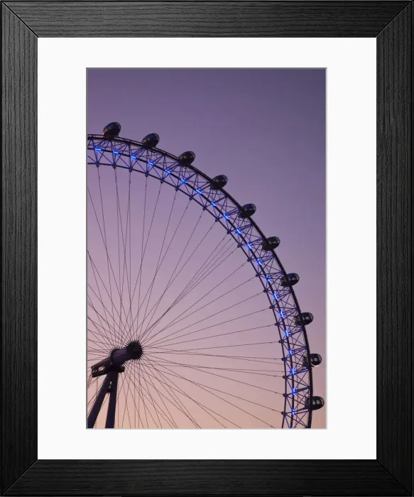 Framed Print : England, London, London Eye at Dawn Framed Print : England, London, London Eye at Dawn