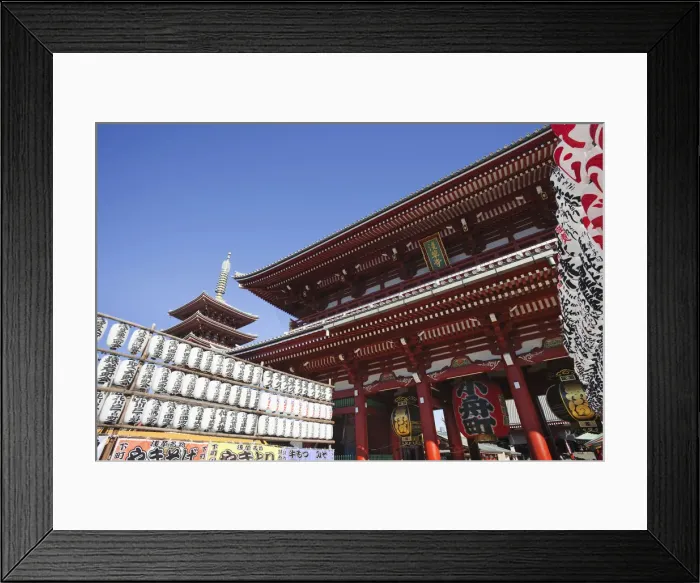 Framed Print : Japan, Tokyo, Asakusa, Asakusa Kannon Temple, Hozomon Gate Framed Print : Japan, Tokyo, Asakusa, Asakusa Kannon Temple, Hozomon Gate