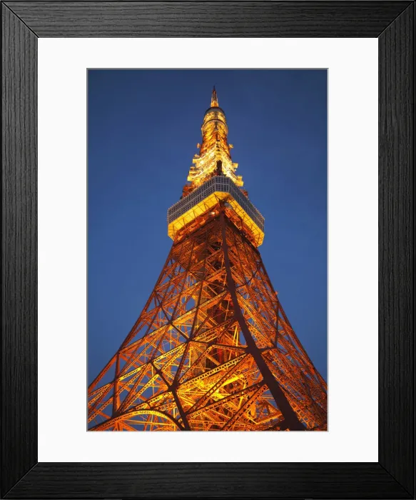 Framed Print : Japan, Tokyo, Tokyo Tower Framed Print : Japan, Tokyo, Tokyo Tower