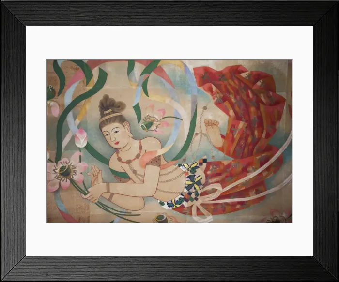Framed Print : Japan, Tokyo, Asakusa, Asakusa Kannon Temple, Ceiling Artwork Detail depicting Kannon Framed Print : Japan, Tokyo, Asakusa, Asakusa Kannon Temple, Ceiling Artwork Detail depicting Kannon