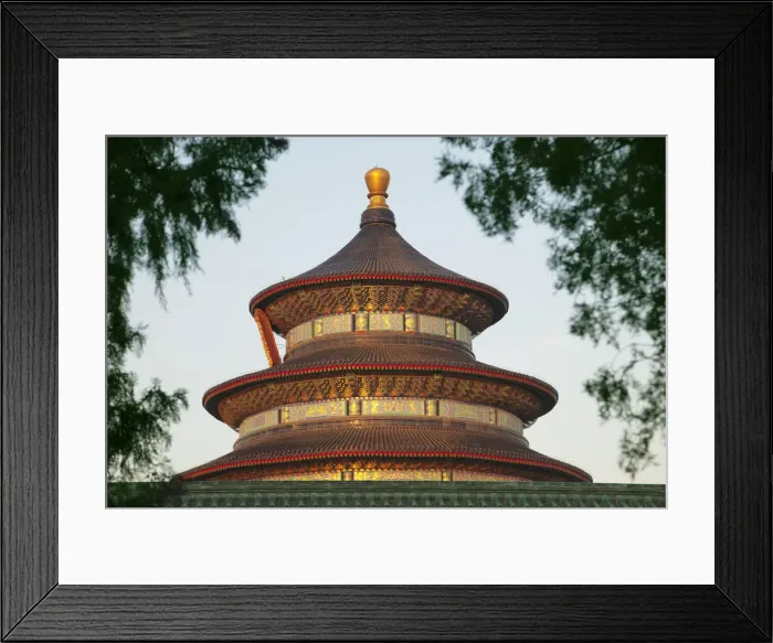 Framed Print : China, Beijing, Temple of Heaven or Tiantan, Hall of Prayer for Good Harvests