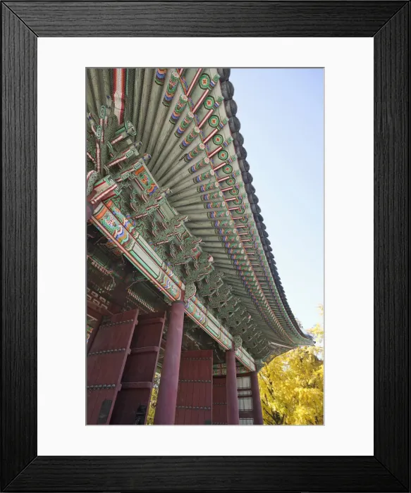 Framed Print : South Korea, Seoul, Deoksugung Palace, Gateway Detail Framed Print : South Korea, Seoul, Deoksugung Palace, Gateway Detail