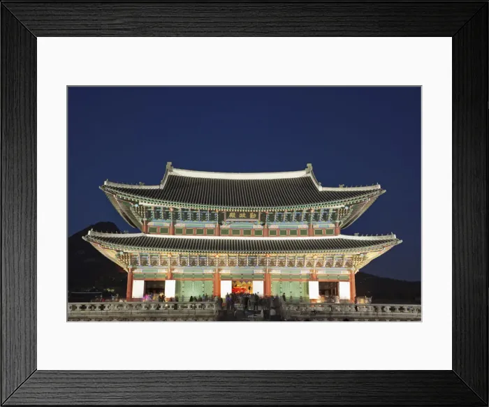 Framed Print : South Korea, Seoul, Gyeongbokgung Palace, Geunjeongjeon Throne Hall Framed Print : South Korea, Seoul, Gyeongbokgung Palace, Geunjeongjeon Throne Hall
