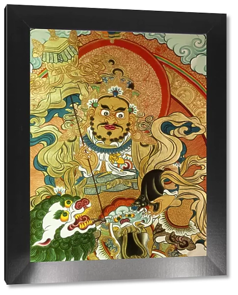 China, Beijing, Tibetan Lama Temple or Yonghe Gong, Painting or Mandala