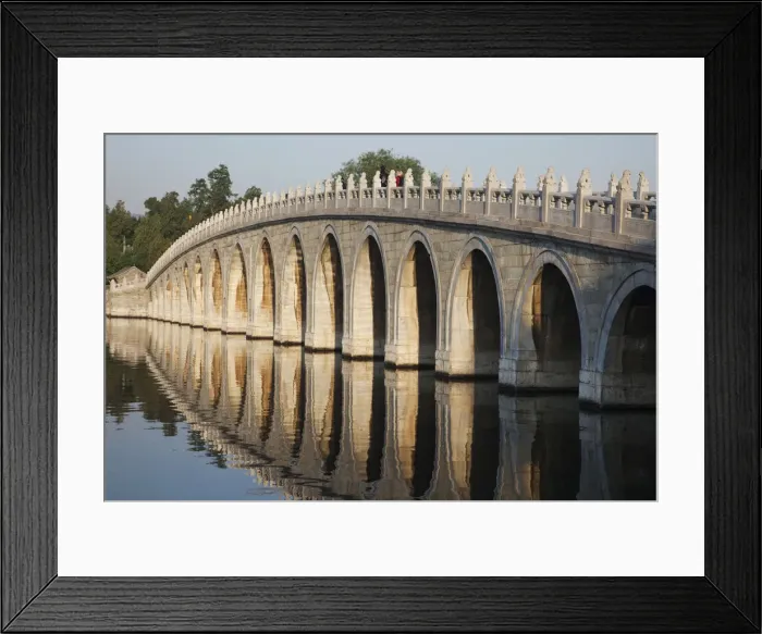 Framed Print : China, Beijing, The Summer Palace, Seventeen Arched Bridge Framed Print : China, Beijing, The Summer Palace, Seventeen Arched Bridge