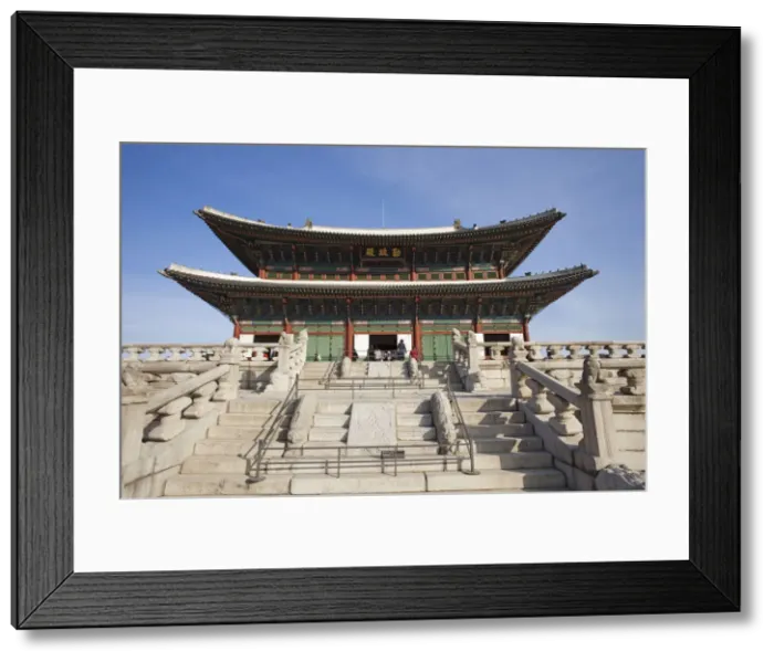 Framed Print : South Korea, Seoul, Gyeongbokgung Palace, Geunjeongjeon Throne Hall Framed Print : South Korea, Seoul, Gyeongbokgung Palace, Geunjeongjeon Throne Hall