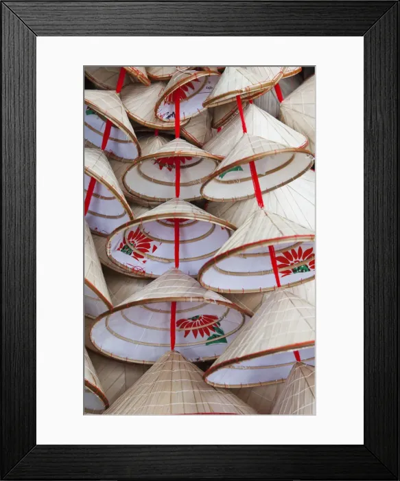 Framed Print : Vietnam, Hanoi, Souvenir Conical Hats