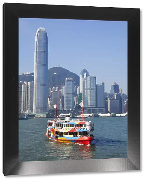 China, Hong Kong, Star Ferry and City Skyline