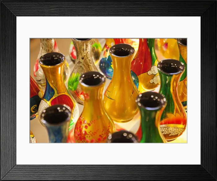 Framed Print : Vietnam, Hanoi, Laquerware Vases Framed Print : Vietnam, Hanoi, Laquerware Vases