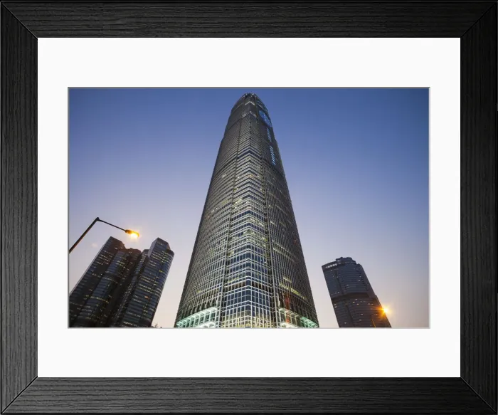 Framed Print : China, Hong Kong, Central, IFC, International Finance Centre Building Framed Print : China, Hong Kong, Central, IFC, International Finance Centre Building