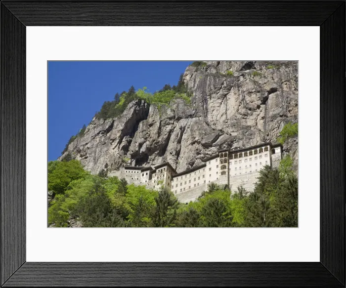Framed Print : Turkey, Black Sea Coast, Trabzon, Sumela Monastery (UNESCO World Heritage Site) Framed Print : Turkey, Black Sea Coast, Trabzon, Sumela Monastery (UNESCO World Heritage Site)