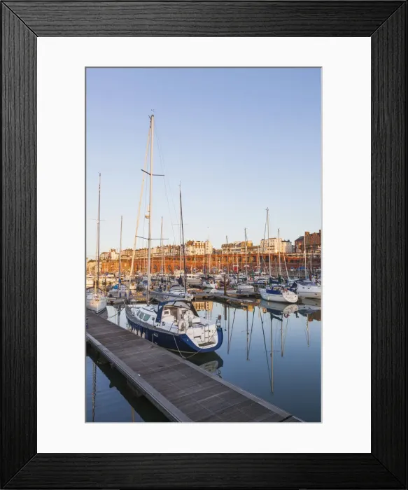 Framed Print : England, Kent, Ramsgate, Ramsgate Marina