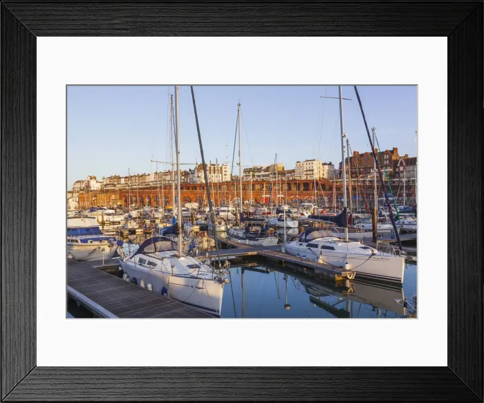 Framed Print : England, Kent, Ramsgate, Ramsgate Marina Framed Print : England, Kent, Ramsgate, Ramsgate Marina