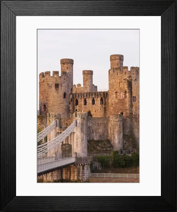 Framed Print : Wales, Conwy, Conwy Castle Framed Print : Wales, Conwy, Conwy Castle