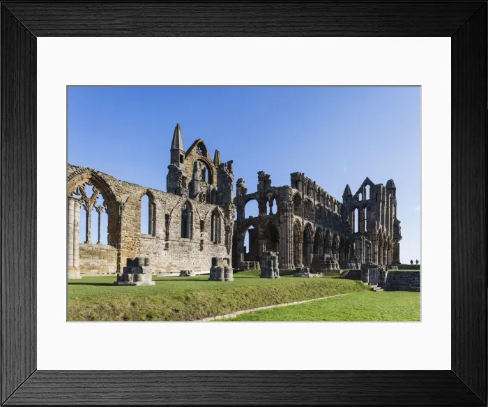 Framed Print : England, Yorkshire, Whitby, Whitby Abbey Framed Print : England, Yorkshire, Whitby, Whitby Abbey