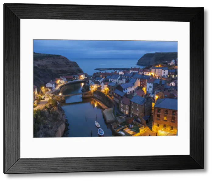 Framed Print : England, Yorkshire, Staithes Framed Print : England, Yorkshire, Staithes