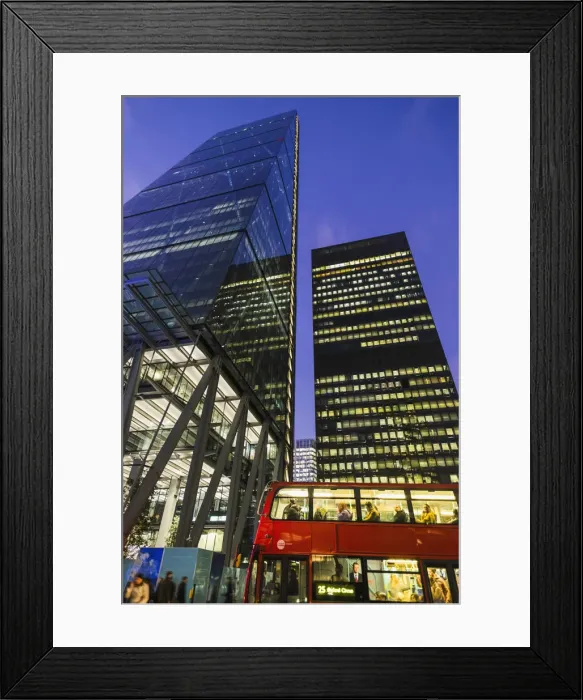 Framed Print : England, London, The City, The Leadenhall Building and St Helens Building Framed Print : England, London, The City, The Leadenhall Building and St Helens Building