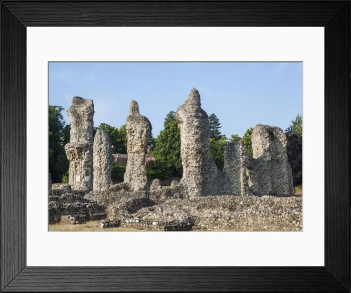 Framed Print : England, East Anglia, Bury St. Edmunds, The Abbey Ruins Framed Print : England, East Anglia, Bury St. Edmunds, The Abbey Ruins