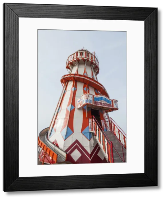 Framed Print : England, East Anglia, Essex, Clacton-on-Sea, Clacton Pier, Helter-Skelter Framed Print : England, East Anglia, Essex, Clacton-on-Sea, Clacton Pier, Helter-Skelter